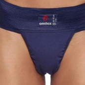 5 - Omtex Gym Supporter (Pack of 2),  XS  Navy Blue 