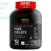 1 - GNC AMP Pure Isolate Powder,  4 lb  Cookies & Cream 