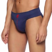2 - Omtex Neo Supporter Back Covered,  Small  Navy Blue 