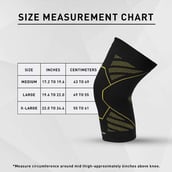 4 - MuscleBlaze Knee Support,  Black  Medium