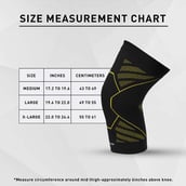 4 - MuscleBlaze Knee Support, Black X-Large