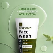 5 - Ustraa Face Wash with Haldi and Neem,  100 g  for Brightening & Deep Cleansing 