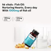 4 - HealthKart HK Vitals Fish Oil 1000mg with 180mg EPA and 120mg DHA, 60 capsules