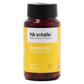 1 - HealthKart HK Vitals Vitamin D3,  60 capsules  Unflavoured