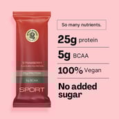 2 - Green Protein Flavoured Pea Protein Sport,  0.072 lb  Wild Strawberry (Pack of 12) 