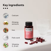 5 - HealthKart HK Vitals Multivitamin Women with Ginseng, Ginkgo Biloba, Soya-Isoflavones & Lycopene, 30 tablet(s) Unflavoured