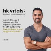 3 - HealthKart HK Vitals Omega 3 1000mg with 180mg EPA and 120mg DHA, 90 capsules