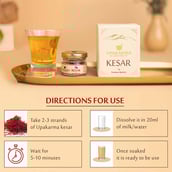 7 - Upakarma Ayurveda Premium Quality Kesar,  Natural  1 g 