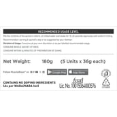 10 - MuscleBlaze Biozyme Performance Whey,  0.39 lb  Magical Mango (Mono Carton)(5x36g) Travel Pack 