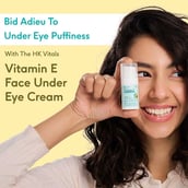 2 - HealthKart HK Vitals Vitamin E Under Eye Cream OP,  15 g  with Hyaluronic Acid 