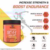 5 - Naturyz Instantized BCAA 5000 PRO, 0.55 lb 25 Servings Mango Orange Mix