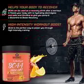 6 - Naturyz Instantized BCAA 5000 PRO, 0.33 lb 15 Servings Mango Orange Mix