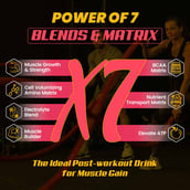 8 - Naturyz Creatine X7 Post-Workout Drink,  Mix Fruit Cocktail  0.99 lb 