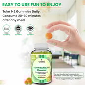 7 - Naturyz Ashwagandha Orange,  50 gummies 