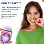 7 - Naturyz Melatonin,  50 gummies  Orange 