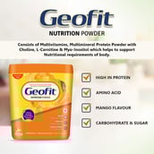 6 - Geofit Protein Powder,  Mango  250 g 