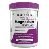 1 - HealthyHey Nutrition Magnesium Glycinate,  Unflavoured  300 veggie capsule(s) 