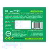 9 - Dr. Vaidya's Herbobuild (Pack of 3),  30 capsules 
