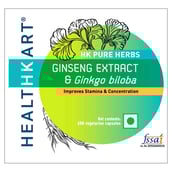 Highlight - HealthKart Ginseng & Ginkgo Biloba,  60 tablet(s) 