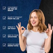 4 - AS-IT-IS Nutrition ATOM Peanut Butter Creamy,  1 kg  Chocolate 