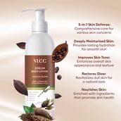 5 - VLCC VLCC Cocoa Glow Deep Hydrating Serum Body Lotion,  300 ml  with Hyaluronic Acid (Buy One Get One) 