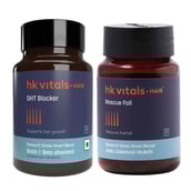 HealthKart HK Vitals DHT Blocker with Biotin & Rescue Fall 30 Tabs Combo