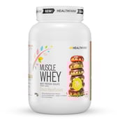 1 - Healthfarm Muscle Whey,  2 lb  Choco Hazel Fusion 