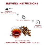 2 - The Tea Ark Ashwagandha Herbal Tea,  100% Natural - Pouch  100 g 