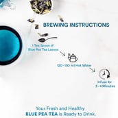 5 - The Tea Ark Blue Pea Tea,  Spearmint - Tin  50 g 