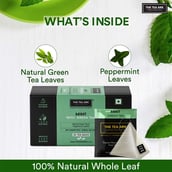 7 - The Tea Ark Mint Green Tea,  25 Tea Bag(s)  100% Natural 