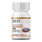 1 - INLIFE Flaxseed Oil Omega 3,6,9,  60 capsules 