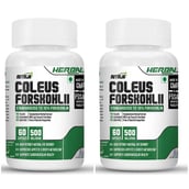 1 - NutriJa Coleus Forskohlii Extract 500mg,  60 capsules  Unflavoured (Pack of 2) 