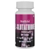 1 - HealthAid L-Glutathione 500mg with Vitamin C & Astaxanthin,  Unflavoured  30 tablet(s) 