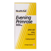 3 - HealthAid Evening Primrose Oil With Vitamin E (1000 mg),  60 capsules 