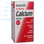 1 - HealthAid Strong Calcium (500 mg),  30 chewable tablet(s)  Unflavoured 