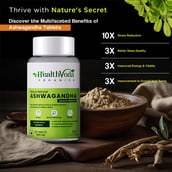 4 - Health Veda Organics Ashwagandha,  60 tablet(s) 