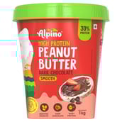 1 - Alpino High Protein Peanut Butter, 1 kg Dark Chocolate Smooth