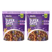 1 - Alpino Peanut Butter Super Oats,  1 kg  Chocolate (Pack of 2) 