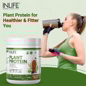 9 - INLIFE Vegan Plant Protein,  1.1 lb  Chocolate 