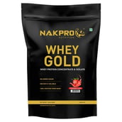 1 - Nakpro Whey Gold Protein Concentrate,  4.4 lb  Strawberry 