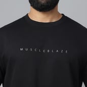 1 - MuscleBlaze Z-Verse T-Shirt,  Black  Large