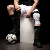 1 - MuscleBlaze Z Crew Socks,  Black & White  (2 Pack)