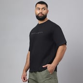 5 - MuscleBlaze Carnage Oversized Tshirt,  Black  Small