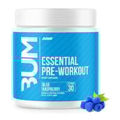 1 - RAW CBUM Essential Pre-Workout,  0.89 lb  Blue Raspberry 
