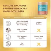 7 - British Life Sciences Marine Collagen Peptides, 200 g Unflavoured (Type 1 & 3)