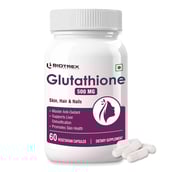 10 - Biotrex Glutathione (500 mg),  Unflavoured  60 veggie capsule(s) 