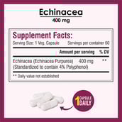 4 - Biotrex Echinacea 400mg,  60 veggie capsule(s) 