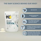 6 - MuscleBlaze Raw Whey Isolate,  4.4 lb  100% Clean Whey Unflavoured 