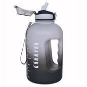 1 - GHC Nutrigize Motivational Gallon Water Bottle,  Black  2.2 L 