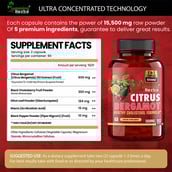 3 - Humming Herbs Citrus Bergamot,  180 capsules 